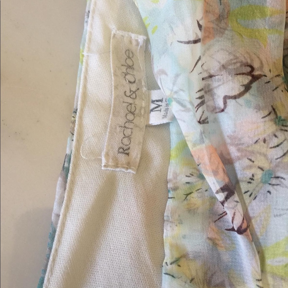 RACHAEL & CHLOE FLORAL SUNDRESS SZ M mini v- neck - Picture 6 of 8